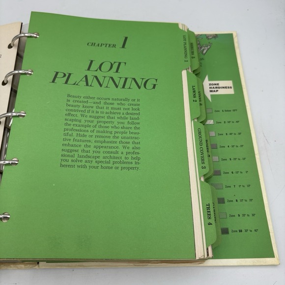 Better Homes & Gardens New Garden Book 5 Ring Hard Binder 3 Edition 1968 Vintage - Picture 11 of 15